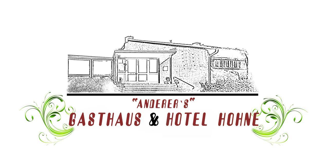 "Anderer'S" Gasthaus & Hotel Hohne Eksteriør bilde